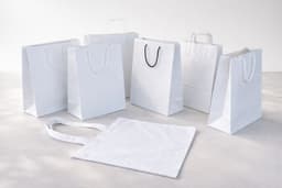White paper bag - elegant yet affordable solution