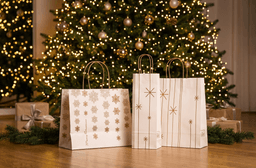 Paper Christmas bags by color directly from the e-shop